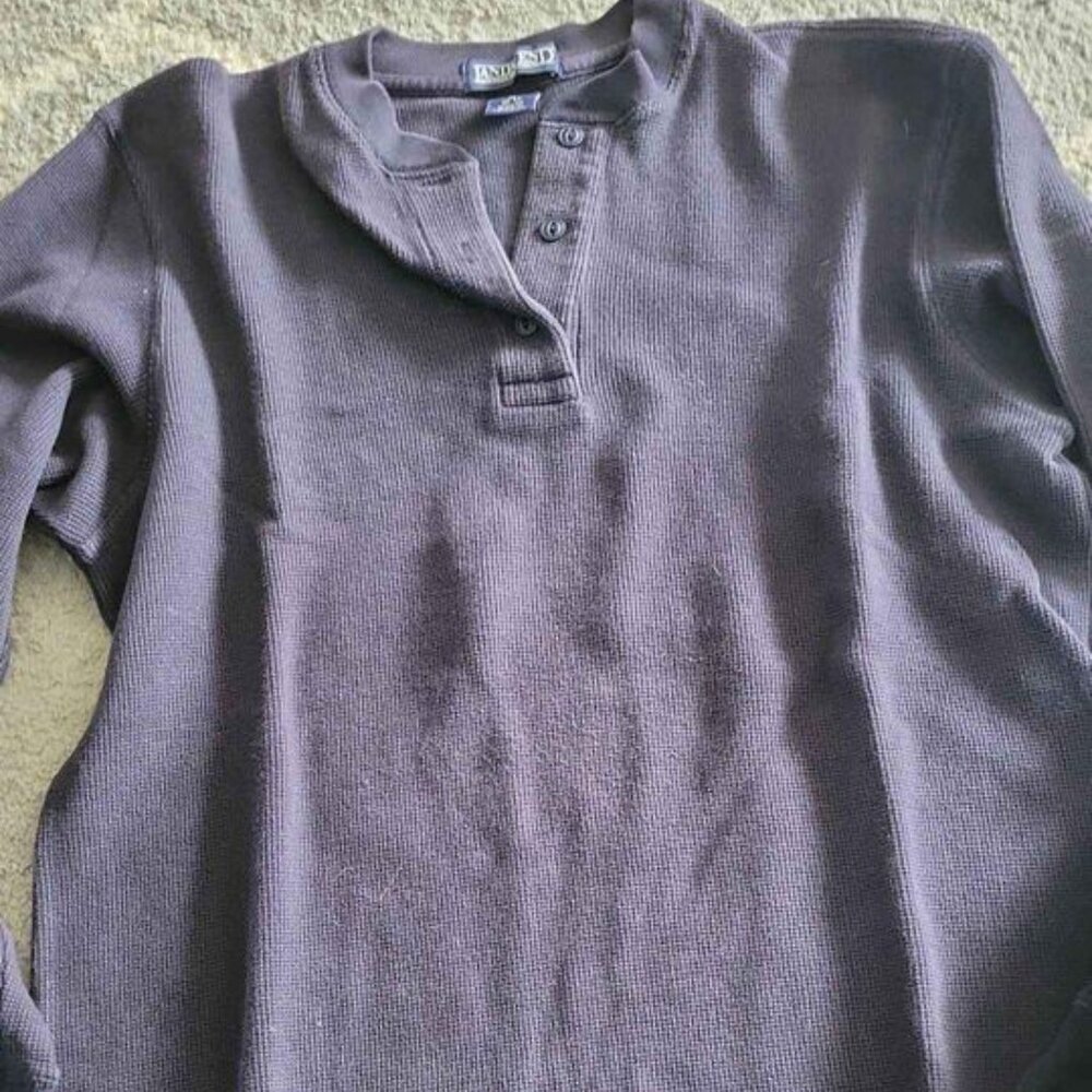 Womens Size Medium Blue Long Sleeve Shirt